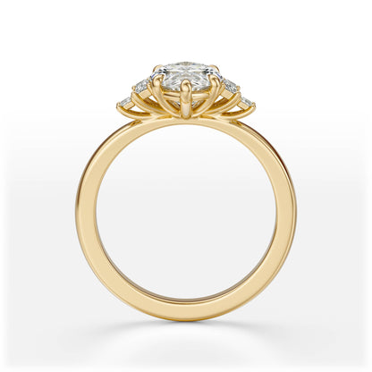The Elevated Mira Ring | Marquise | Setting Only