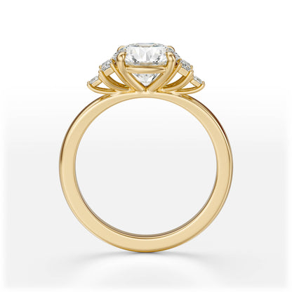 The Elevated Mira Ring | Round | Setting Only