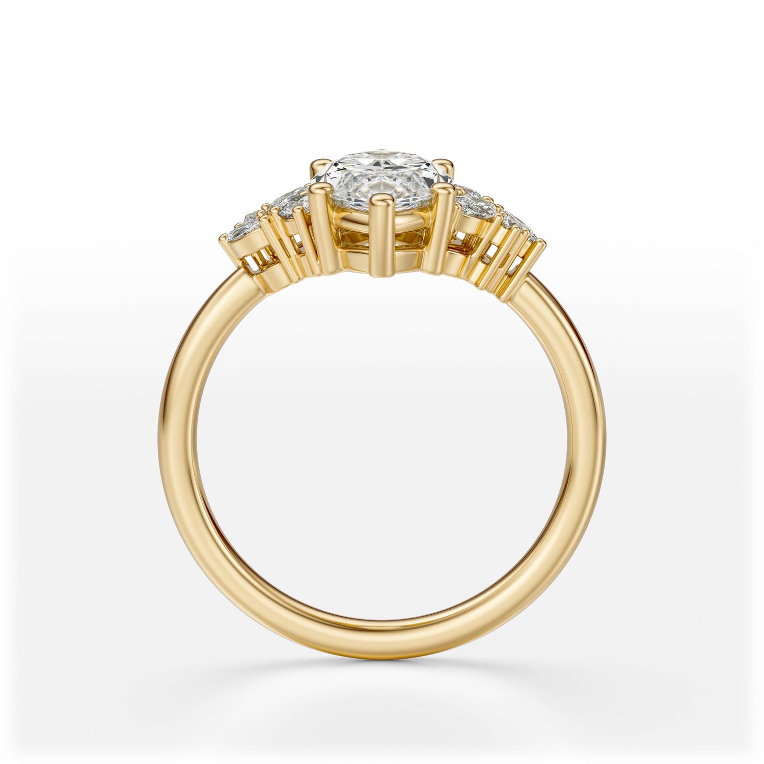 The Laurel Ring | Marquise | Setting Only