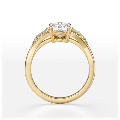 The Lyria Ring | Oval | Setting Only