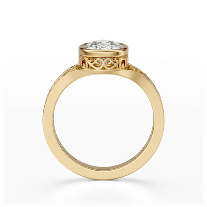 The Endearment Ring | Elongated Cushion - Lavender Creek Gems 