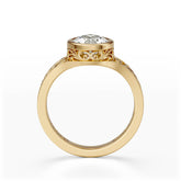 The Endearment Ring | Pear | Setting Only - Lavender Creek Gems 