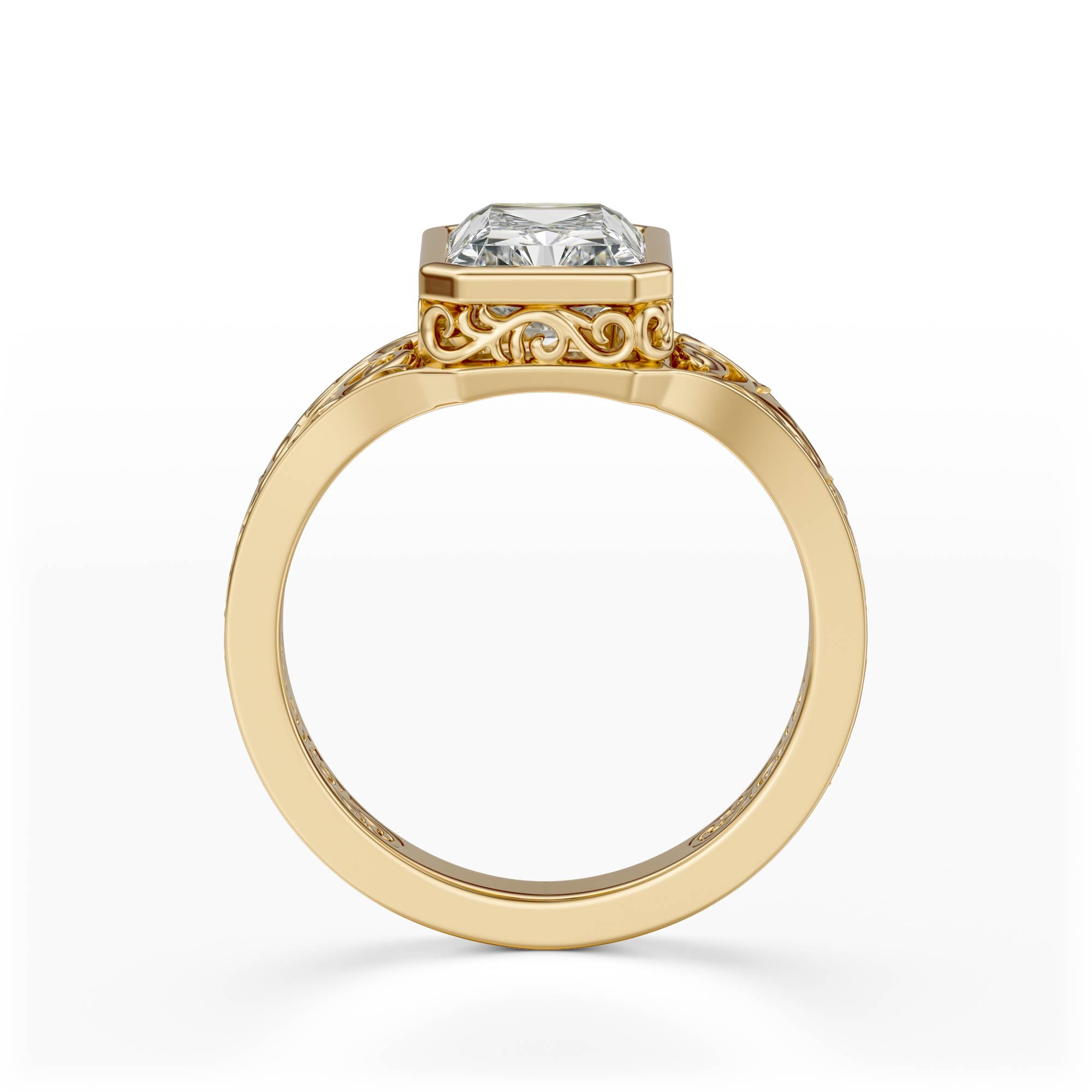 The Endearment Ring | Radiant - Lavender Creek Gems 