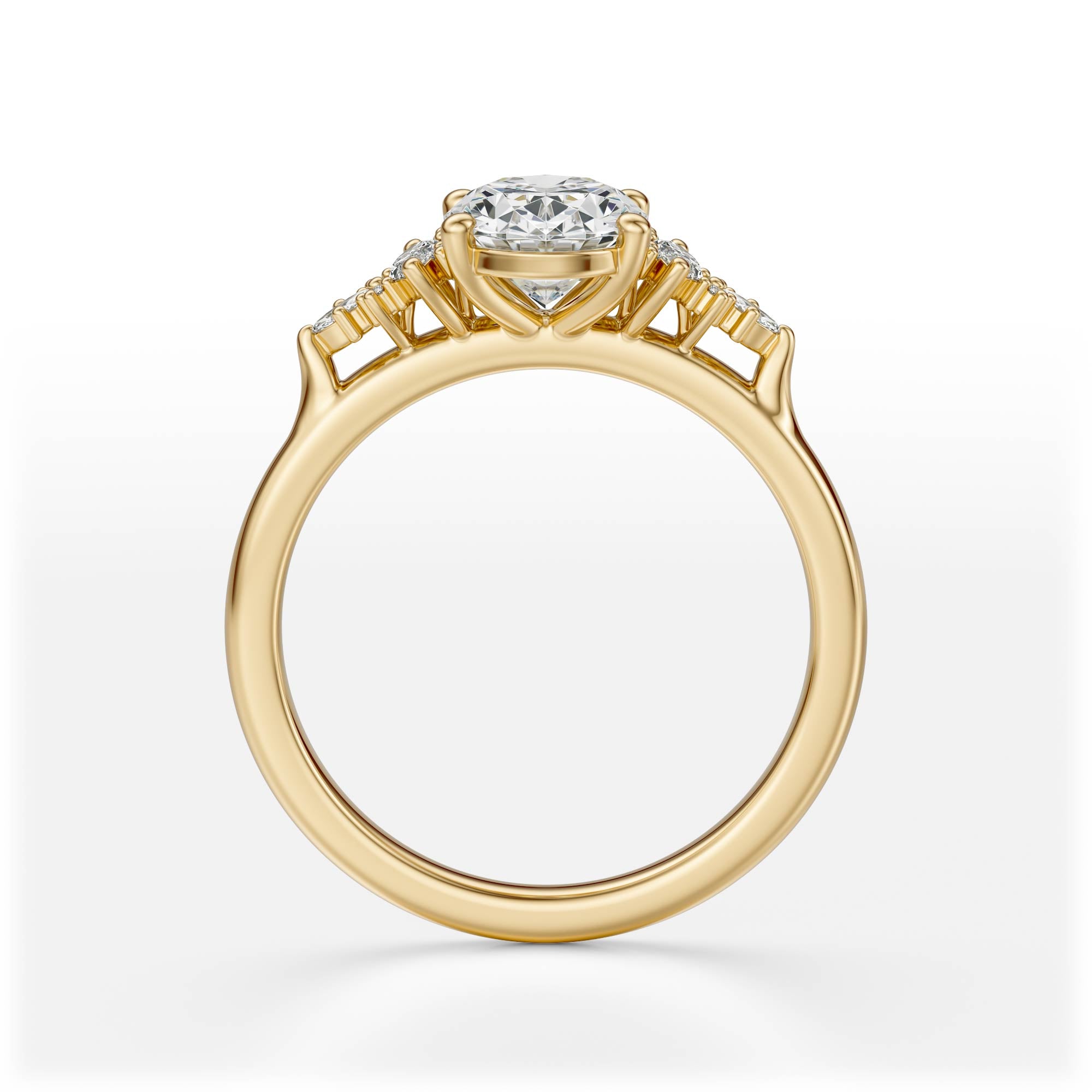 The Maeve Ring | Oval | Setting Only
