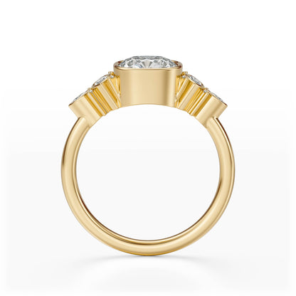 The All Bezel Maeve Ring | Cushion