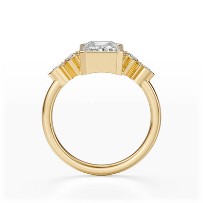 The All Bezel Maeve Ring | Radiant | Setting Only