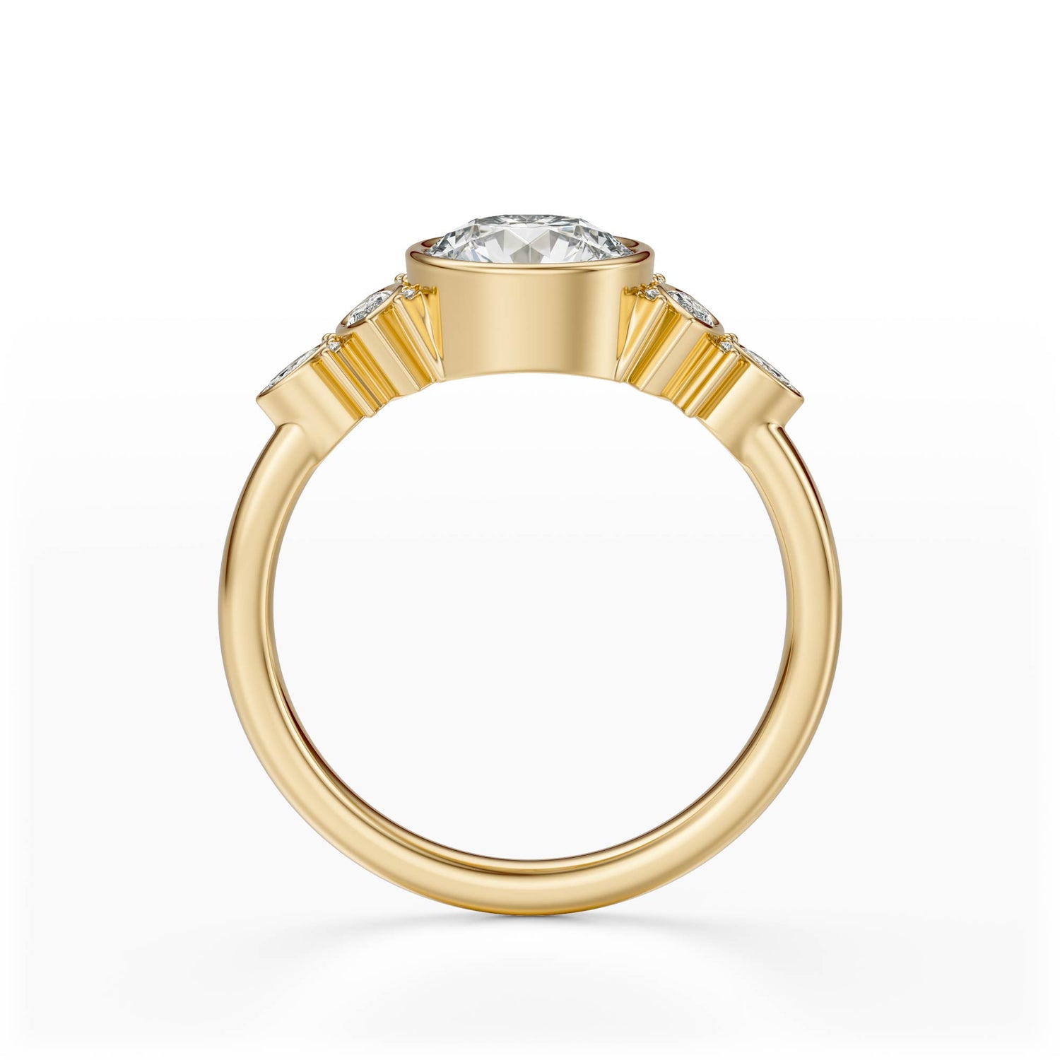 The All Bezel Maeve Ring | Round | Setting Only