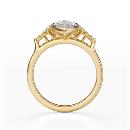 The Bezel Maeve Ring | Marquise | Setting Only