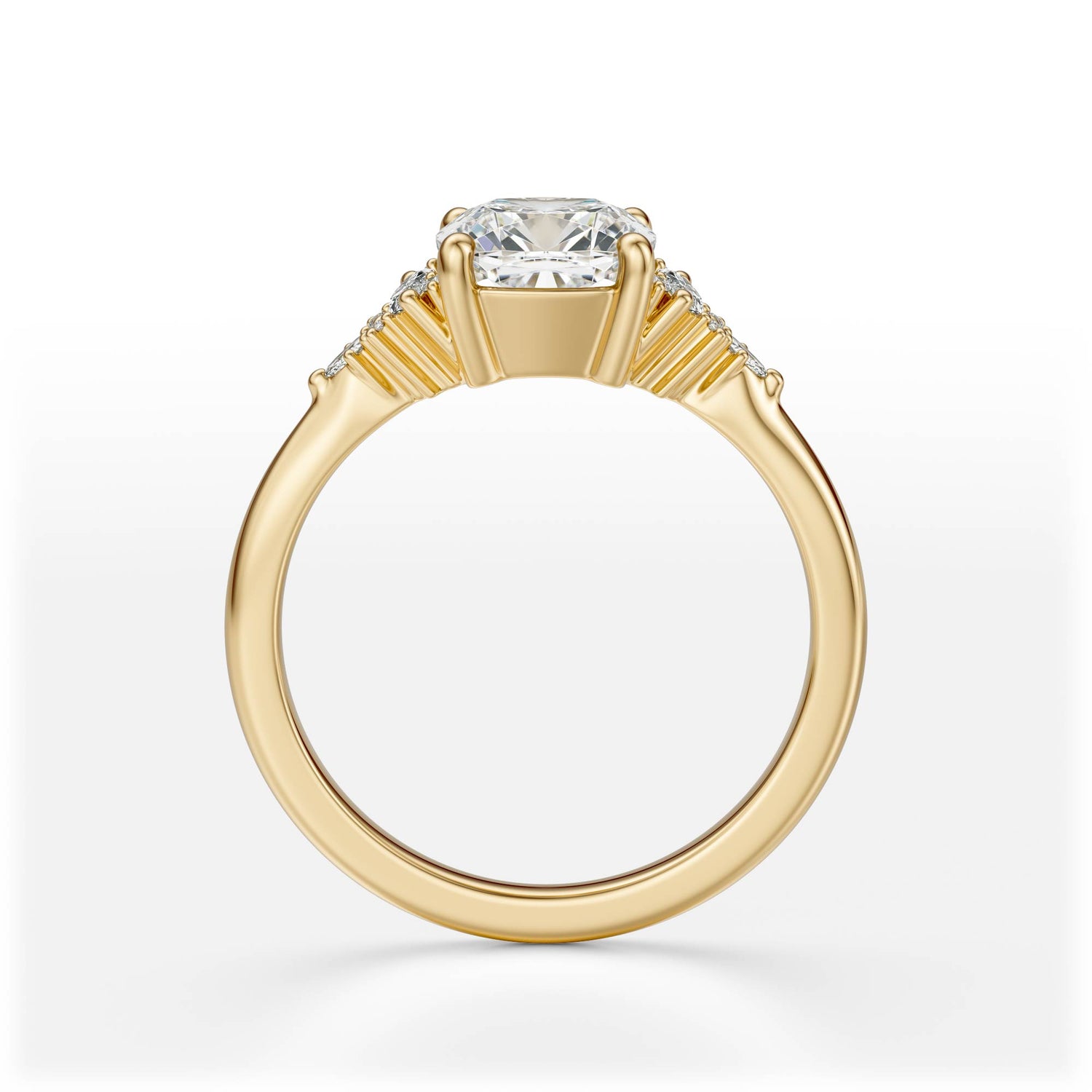 The Low Maeve Ring | Cushion | Setting Only