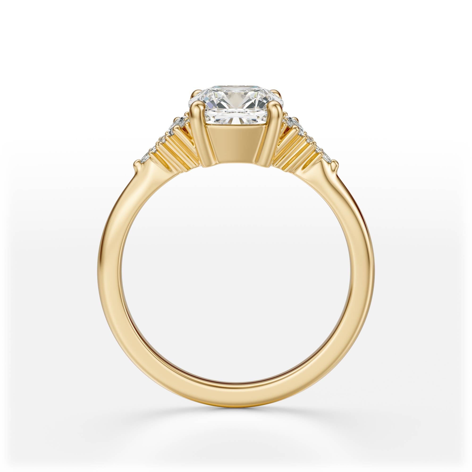 The Low Maeve Ring | Cushion | Setting Only