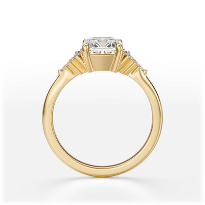 The Low Maeve Ring | Cushion | Setting Only