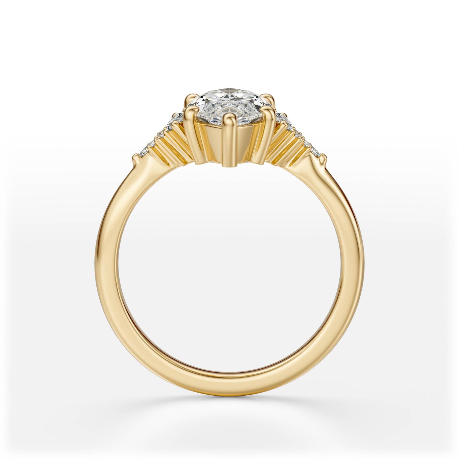 The Low Maeve Ring | Marquise