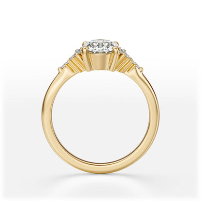 The Low Maeve Ring | Oval | Setting Only