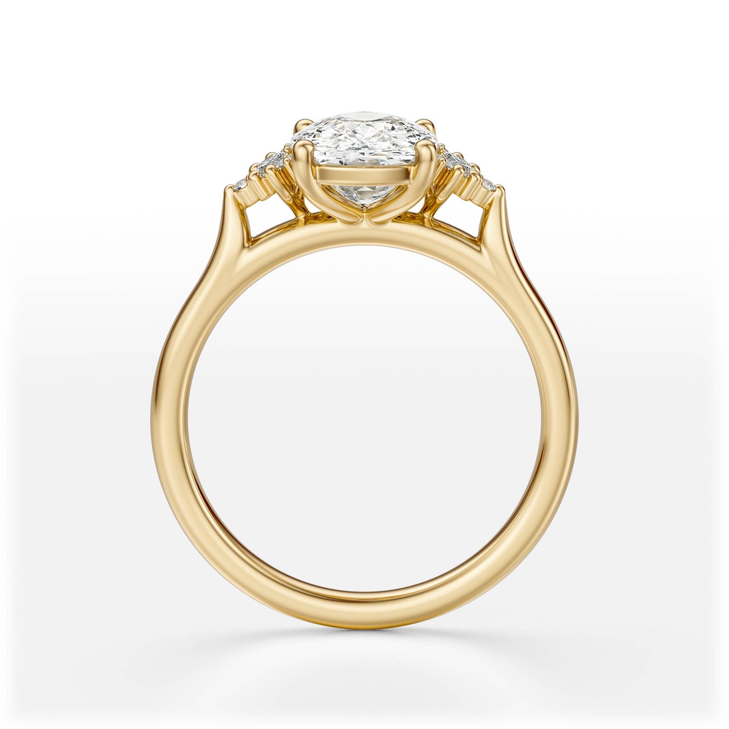 The Maren Ring | Elongated Cushion | Setting Only