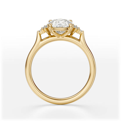 The Maren Ring | Elongated Cushion | Setting Only