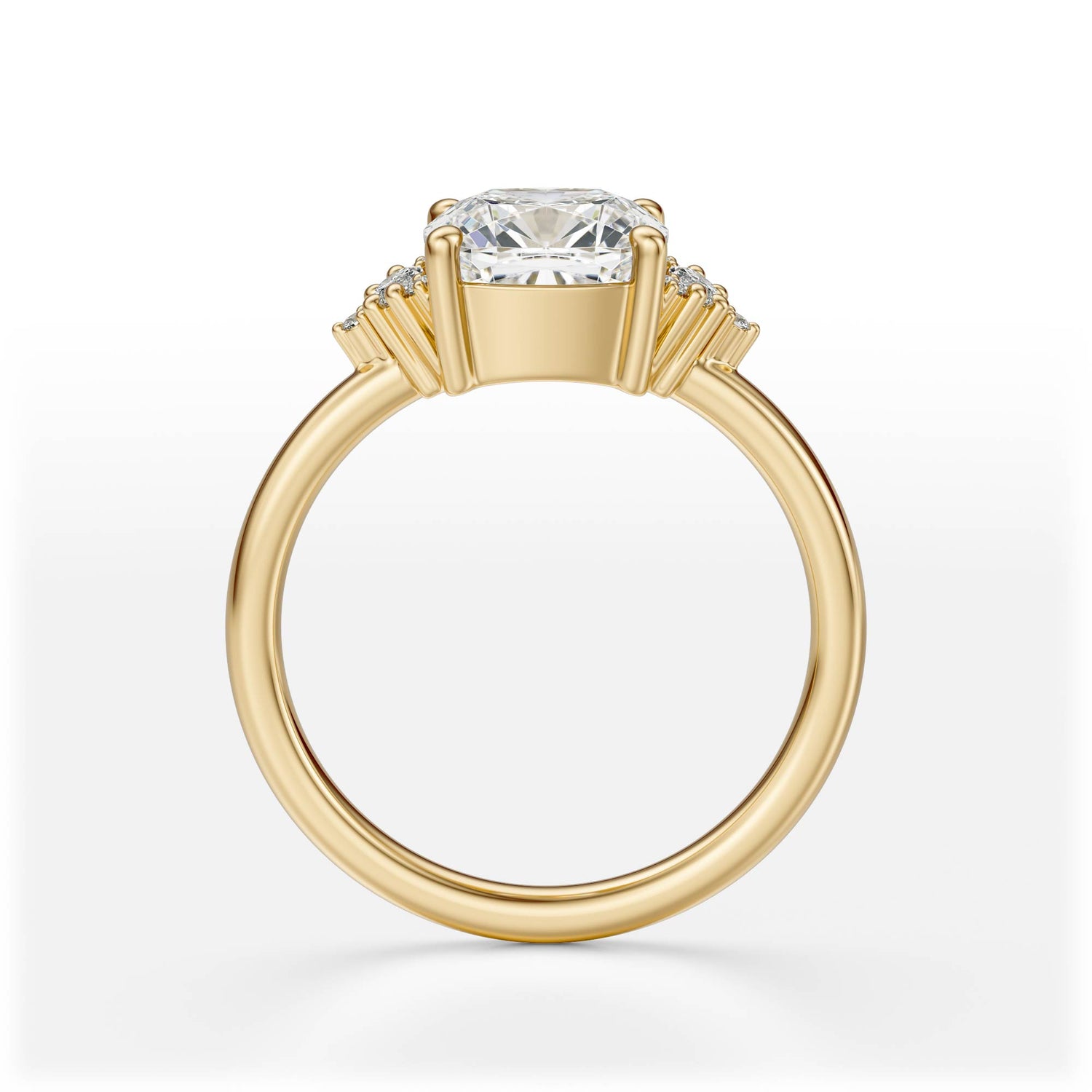 The Low Maren Ring | Cushion | Setting Only