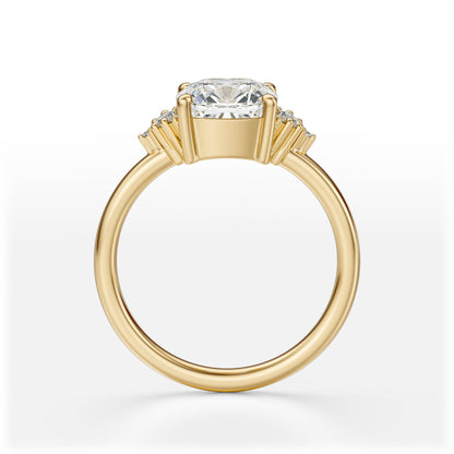 The Low Maren Ring | Cushion | Setting Only