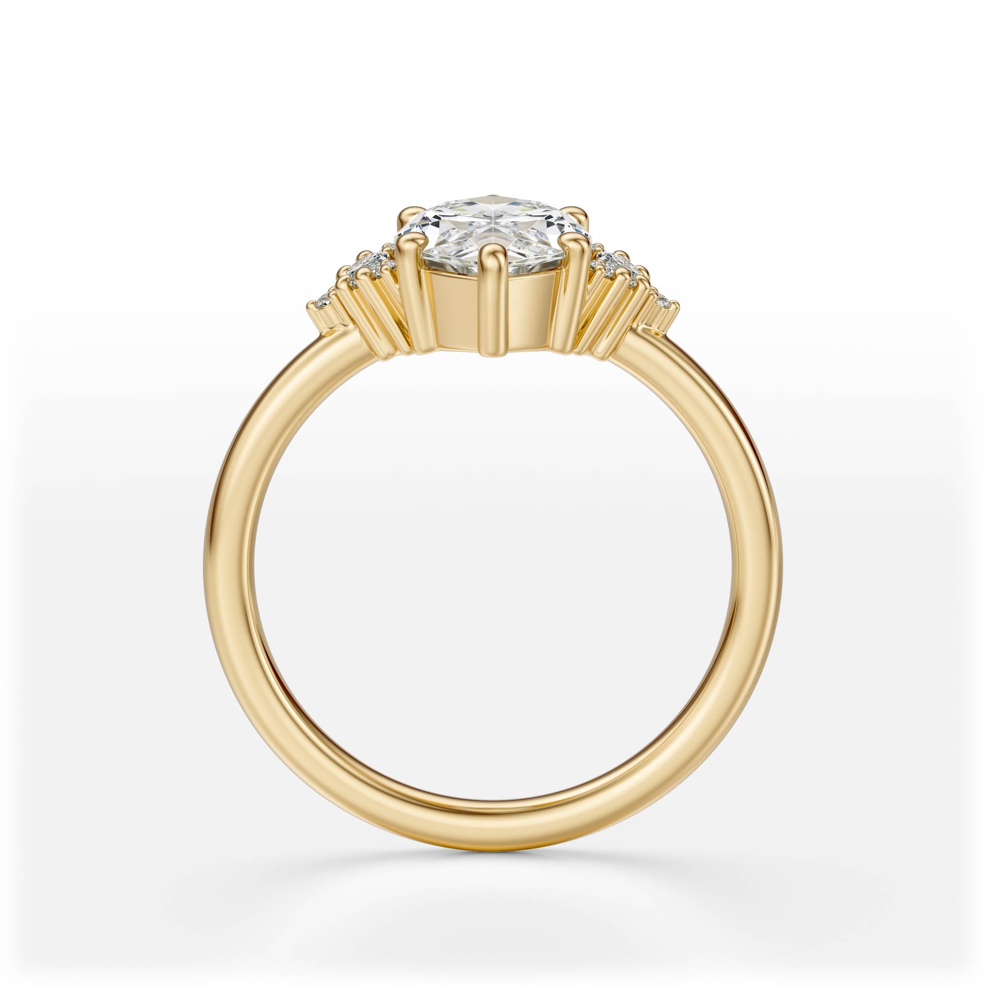 The Low Maren Ring | Marquise | Setting Only