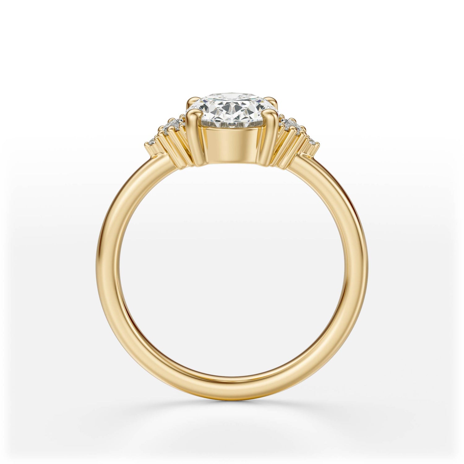The Low Maren Ring | Oval | Setting Only