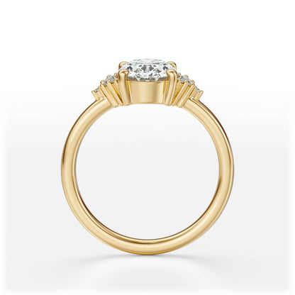 The Low Maren Ring | Oval | Setting Only