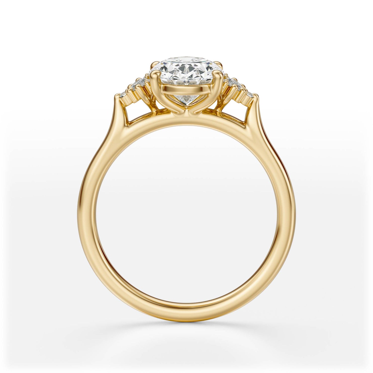 The Maren Ring | Oval | Setting Only