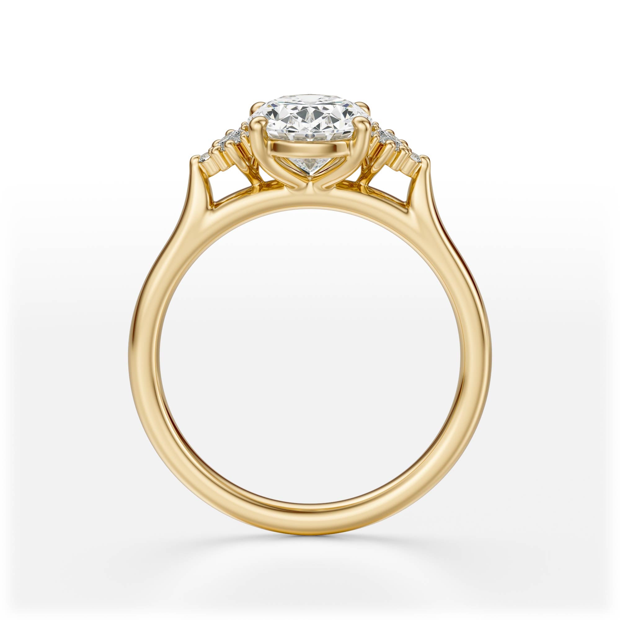 The Maren Ring | Oval | Setting Only