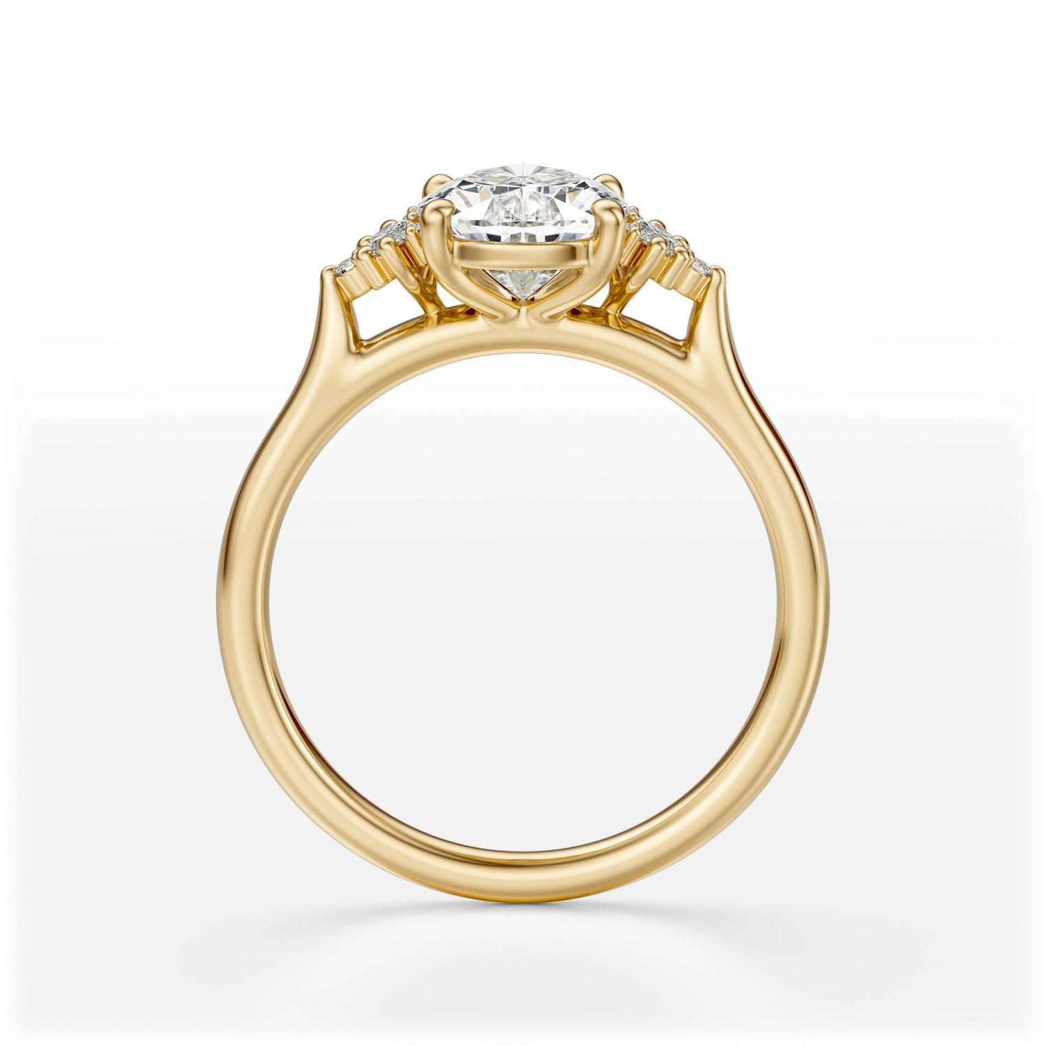 The Maren Ring | Pear | Setting Only