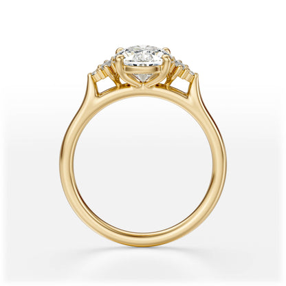 The Maren Ring | Pear | Setting Only