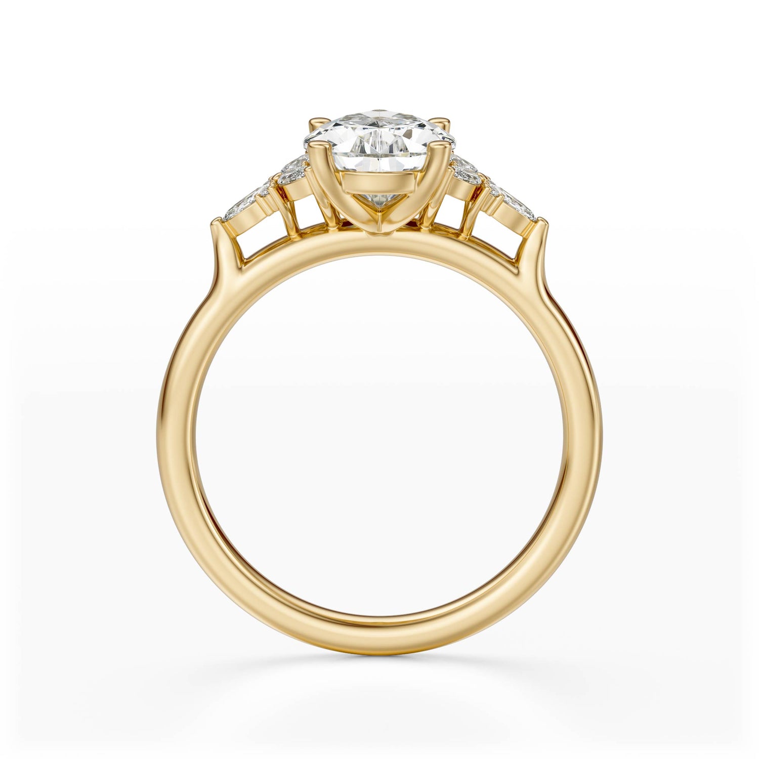 The Meadow Ring | Pear | Setting Only - Lavender Creek Gems 