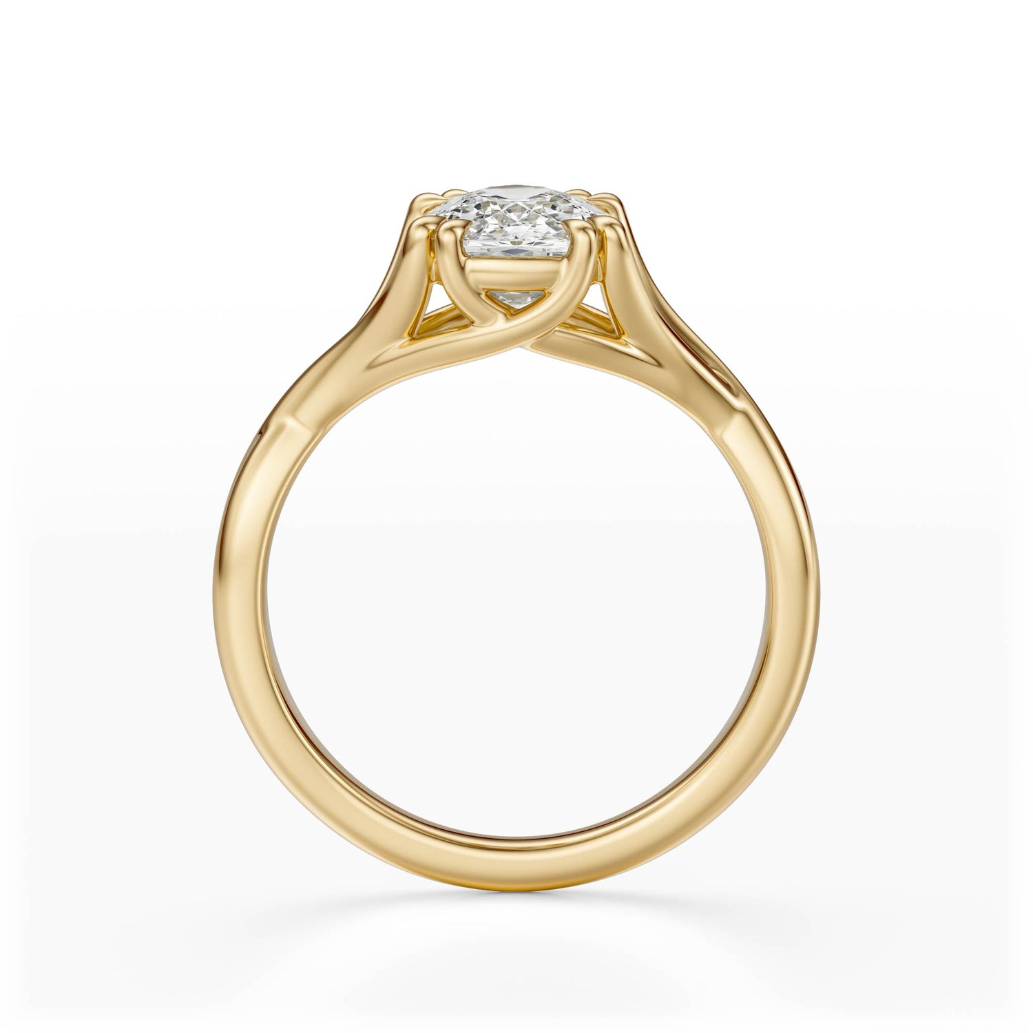 The Entwine Ring | Elongated Cushion - Lavender Creek Gems 