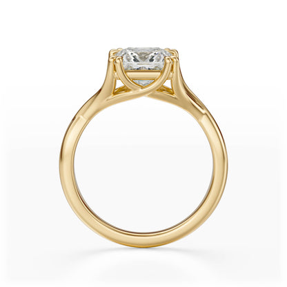 The Entwine Ring | Princess | Setting Only - Lavender Creek Gems 