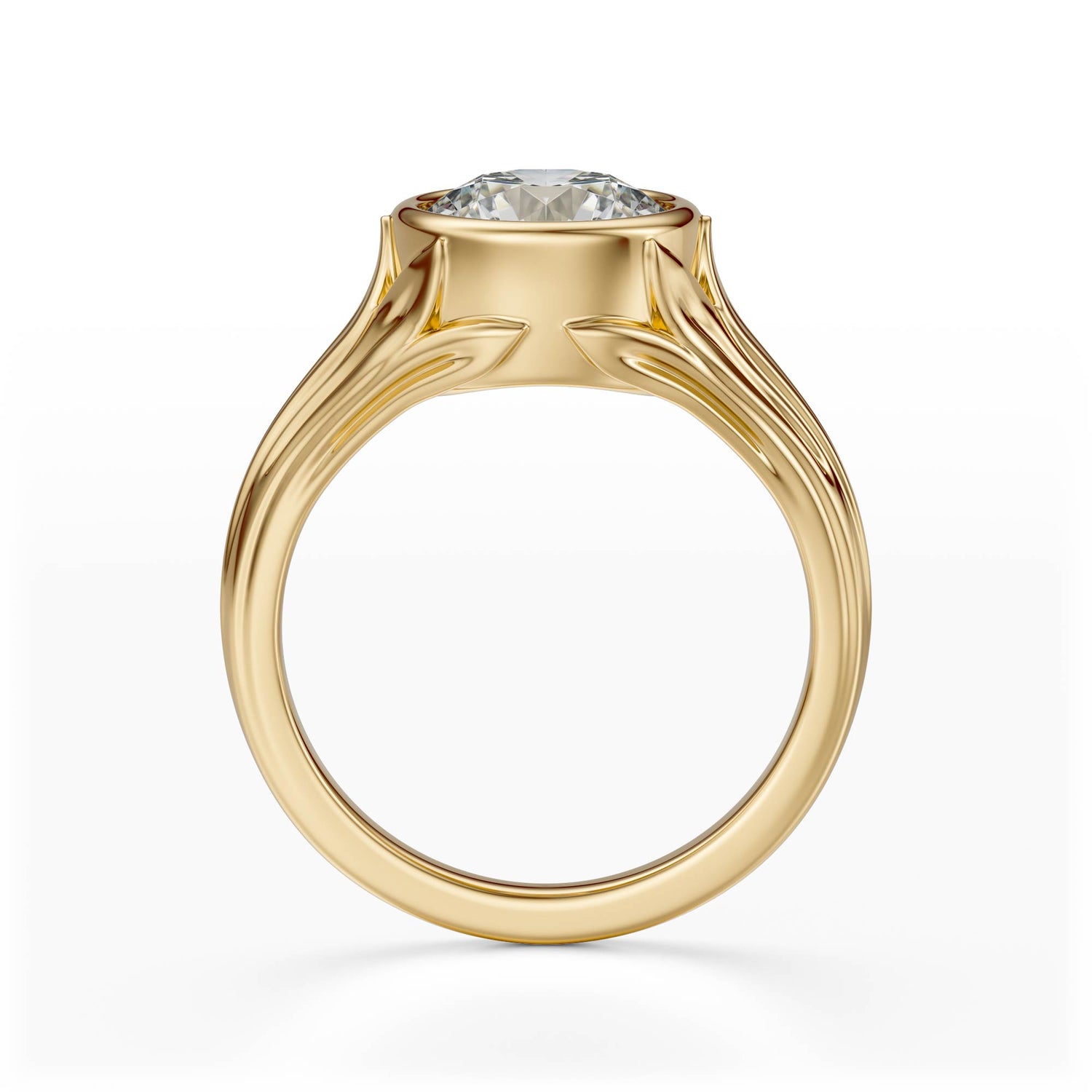 The Nightbloom Ring | Round | Setting Only - Lavender Creek Gems 