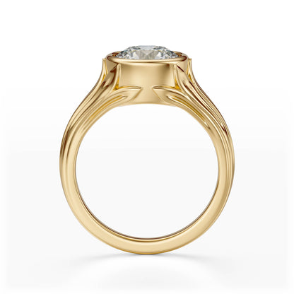 The Nightbloom Ring | Round | Setting Only - Lavender Creek Gems 