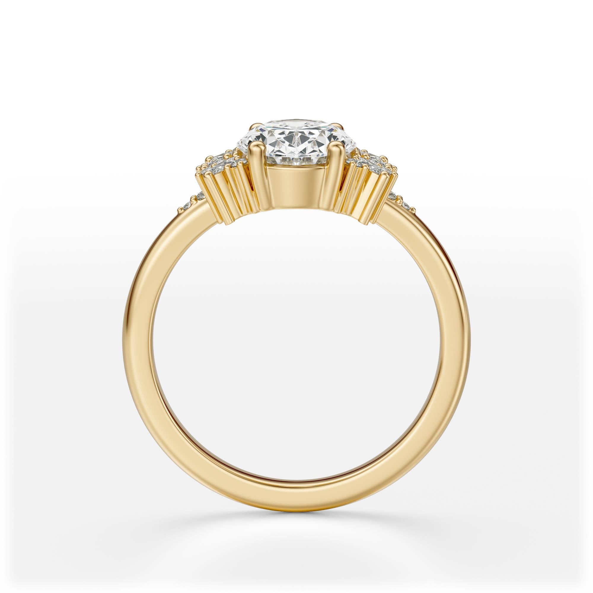 The Reverie Ring | Oval | Setting Only