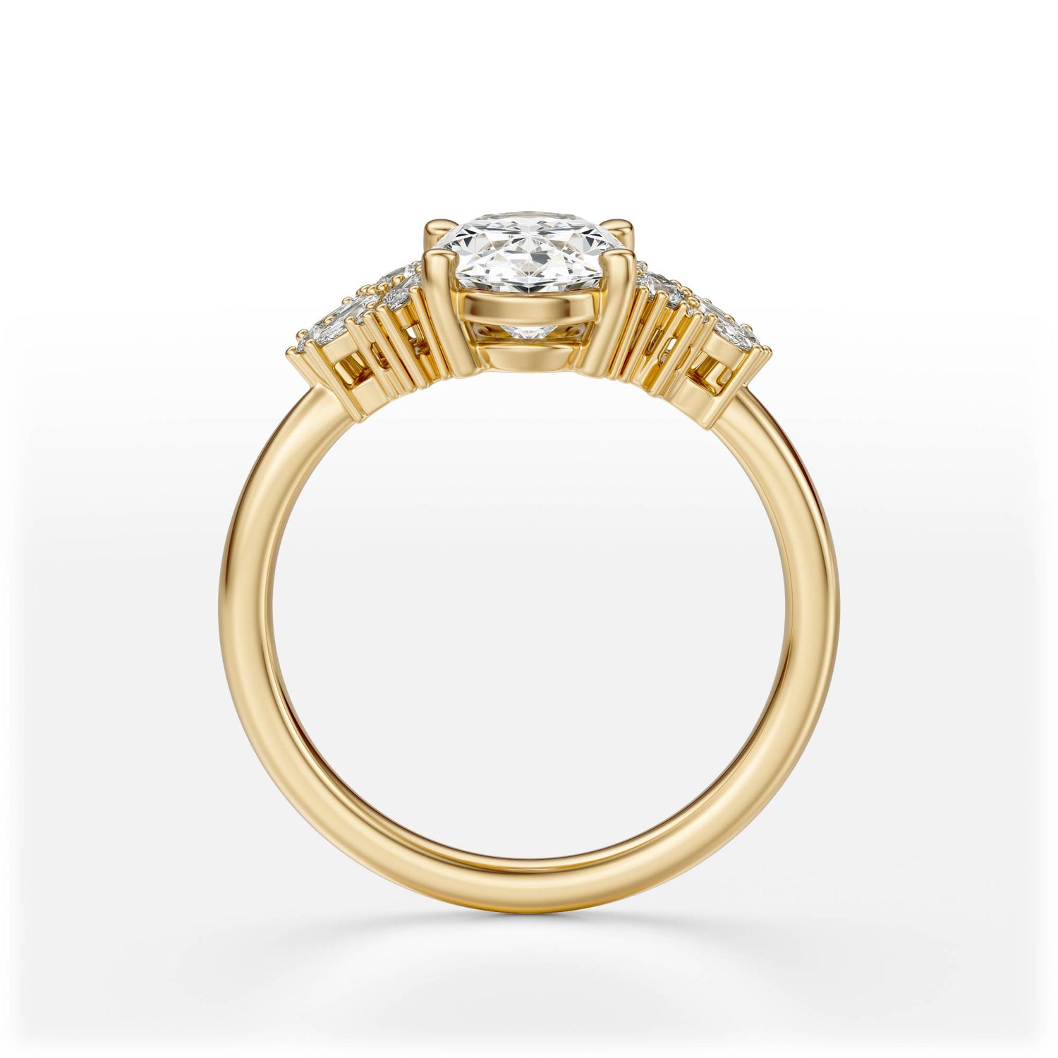 The Rosalie Ring | Oval | Setting Only - Lavender Creek Gems 