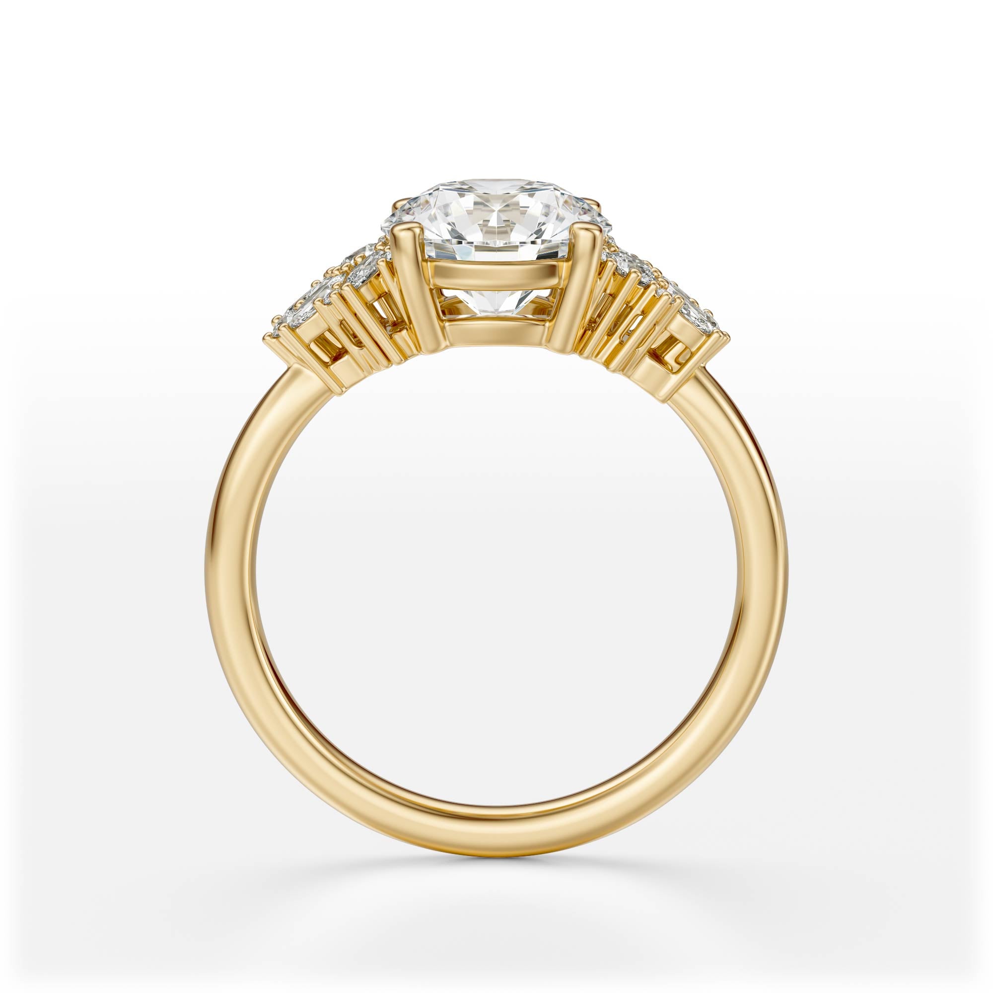The Rosalie Ring | Round | Setting Only