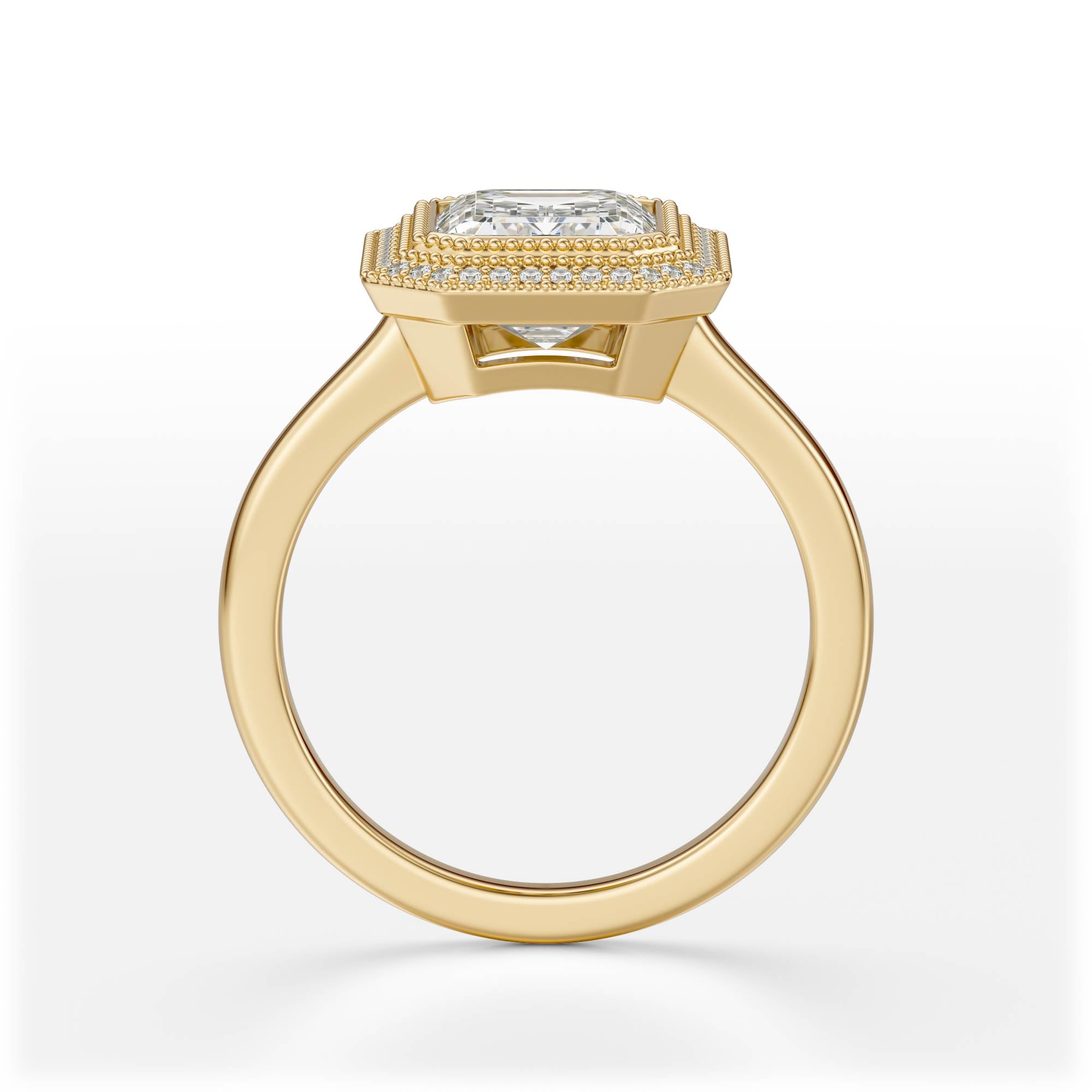 The Satine Ring | Emerald Cut