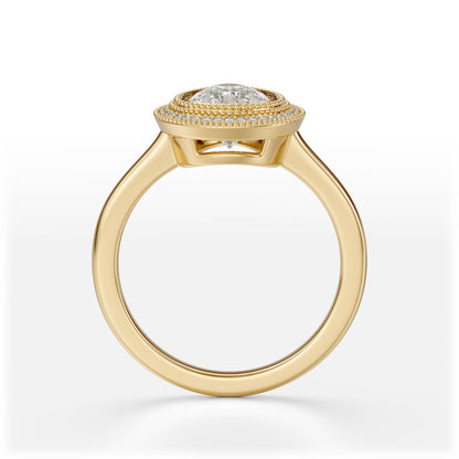 The Satine Ring | Pear | Setting Only