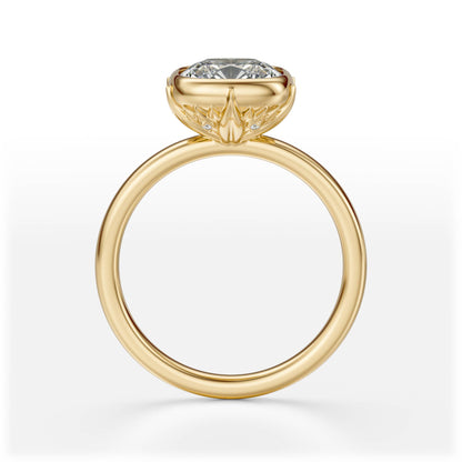 The Bezel Secret Garden Ring | Cushion | Setting Only