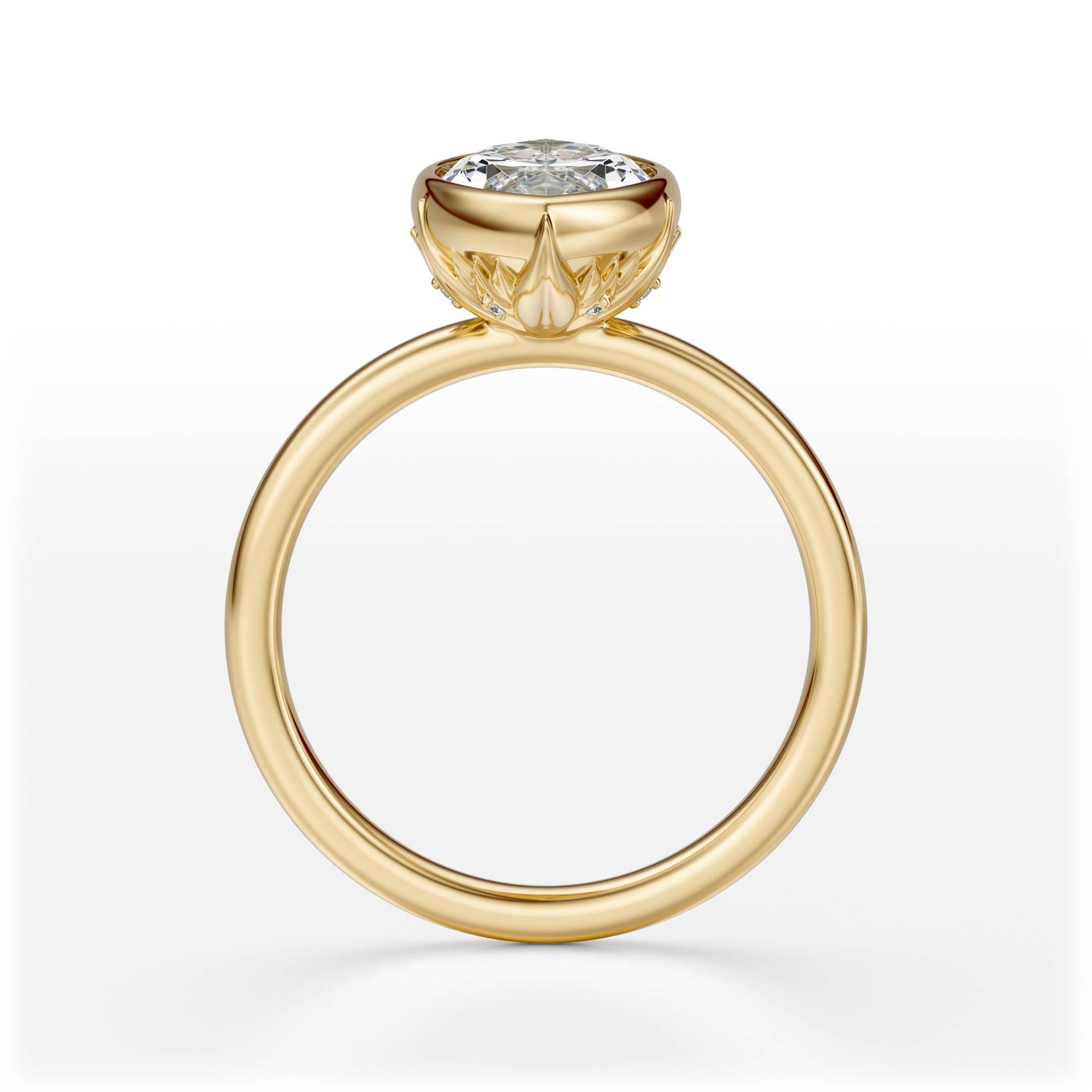 The Bezel Secret Garden Ring | Marquise | Setting Only