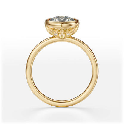 The Bezel Secret Garden Ring | Round | Setting Only