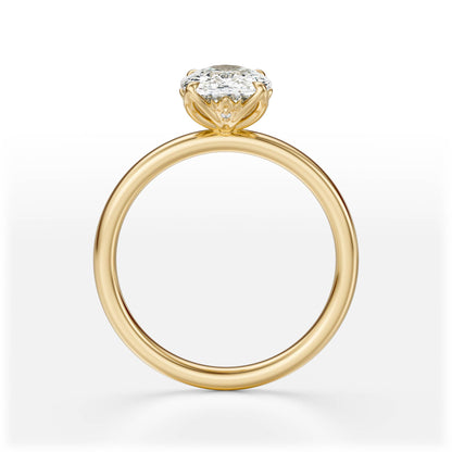 The Secret Garden Ring | Elongated Cushion | Setting Only