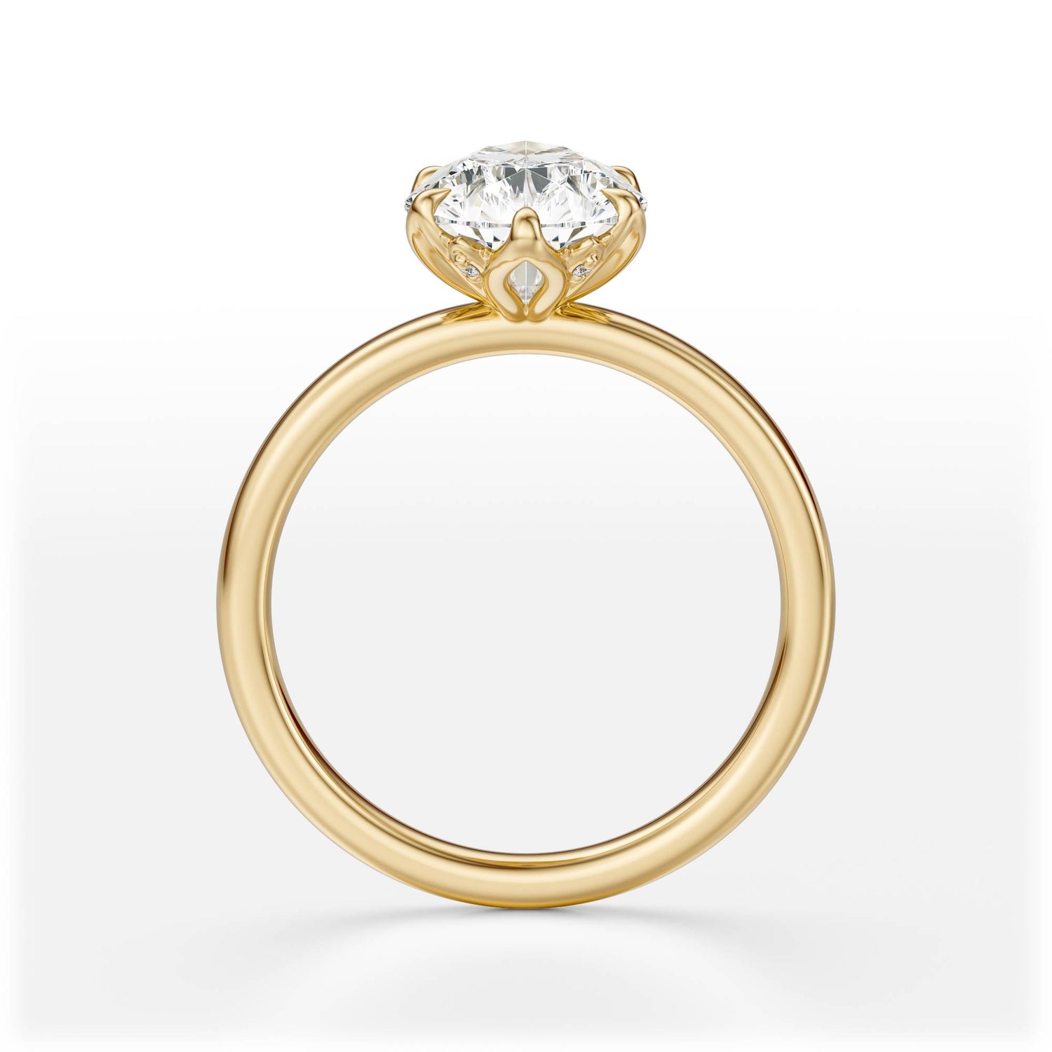 The Secret Garden Ring | Pear | Setting Only