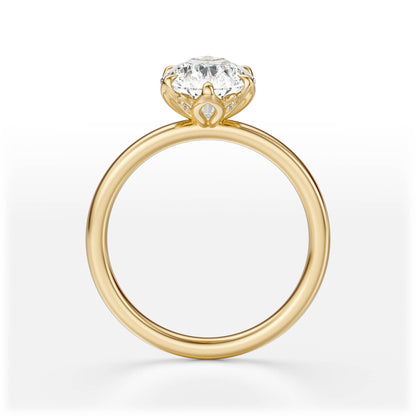 The Secret Garden Ring | Pear | Setting Only