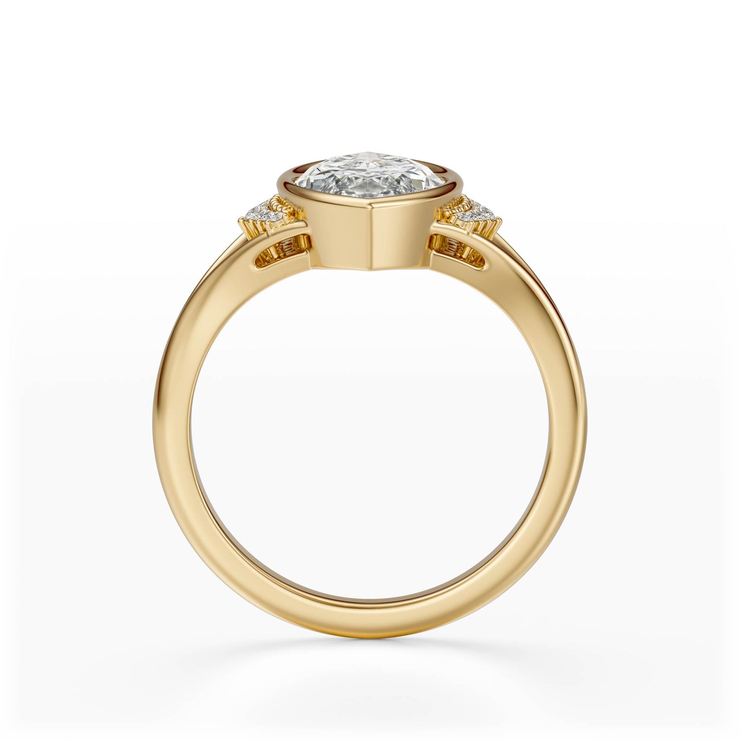 The Bezel Serendipity Ring | Marquise | Setting Only