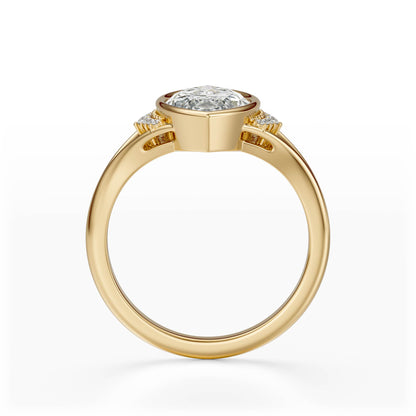 The Bezel Serendipity Ring | Marquise