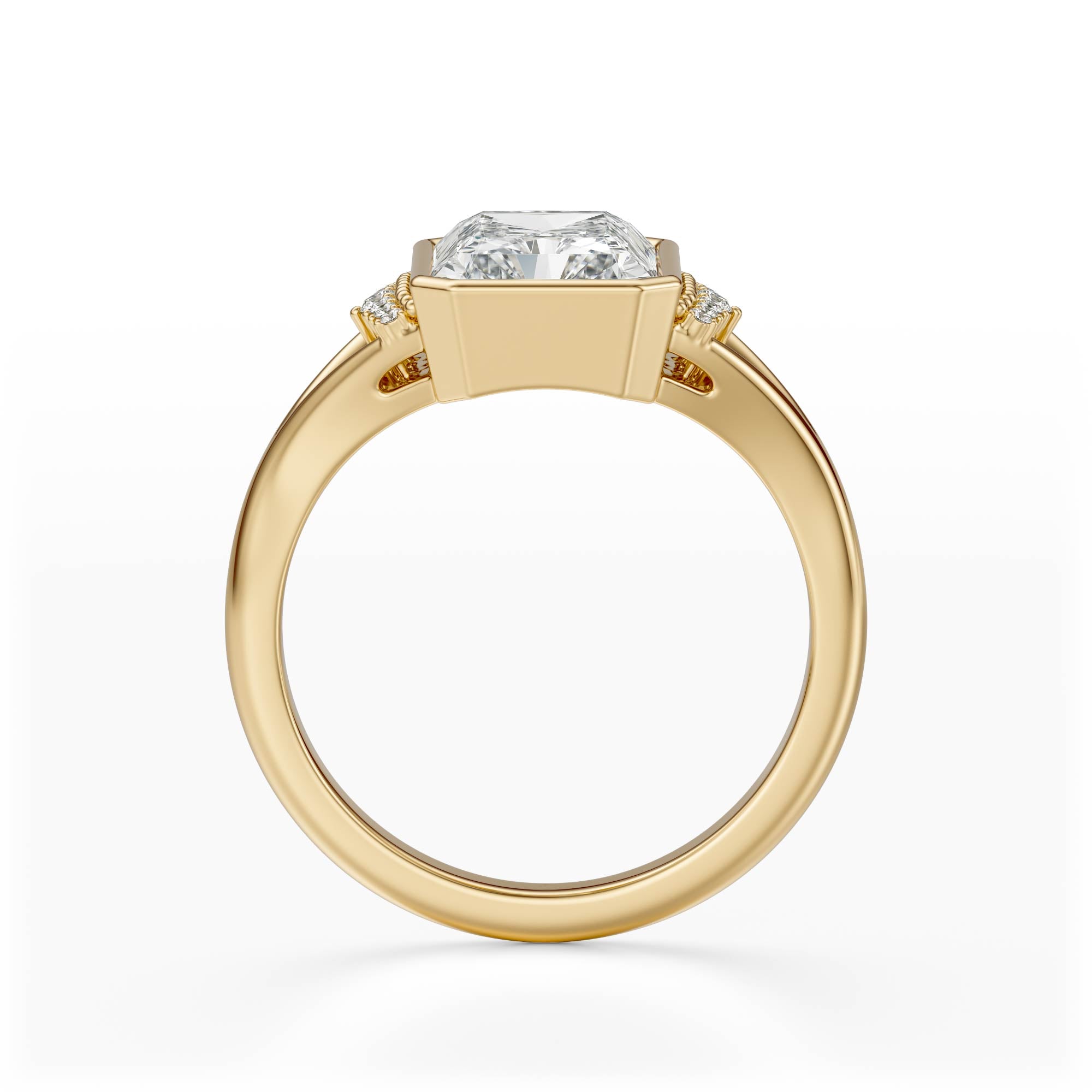 The Bezel Serendipity Ring | Radiant
