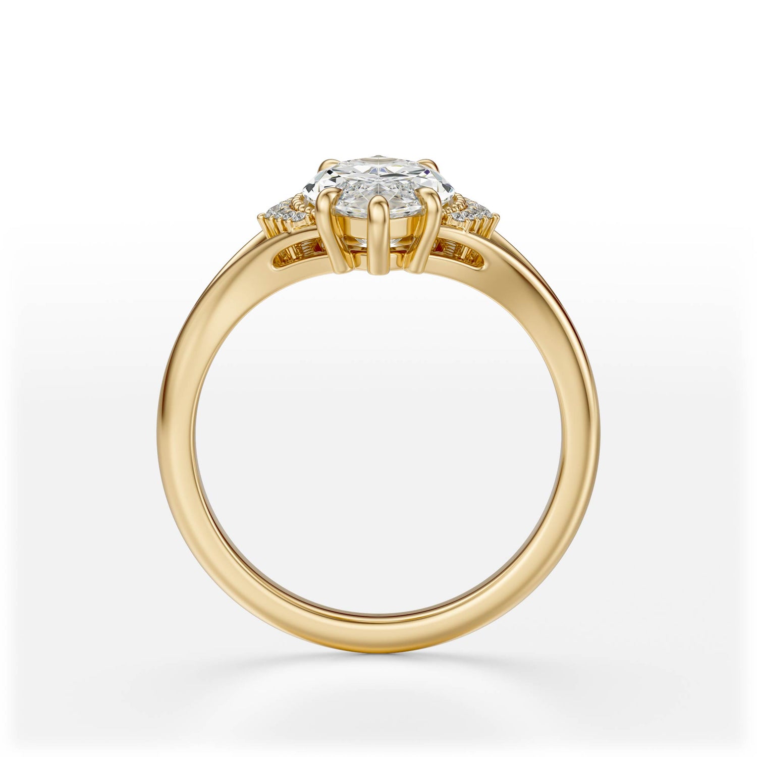 The Serendipity Ring | Marquise | Setting Only - Lavender Creek Gems 