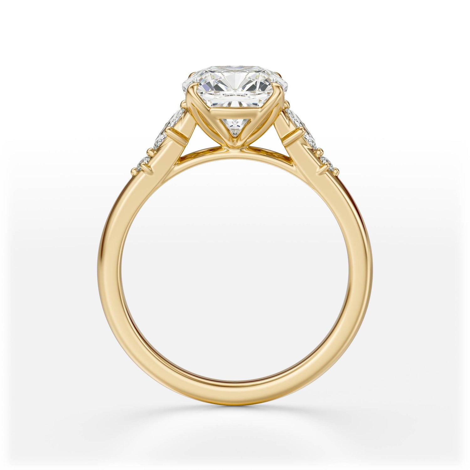 The Skye Ring | Cushion | Setting Only - Lavender Creek Gems 