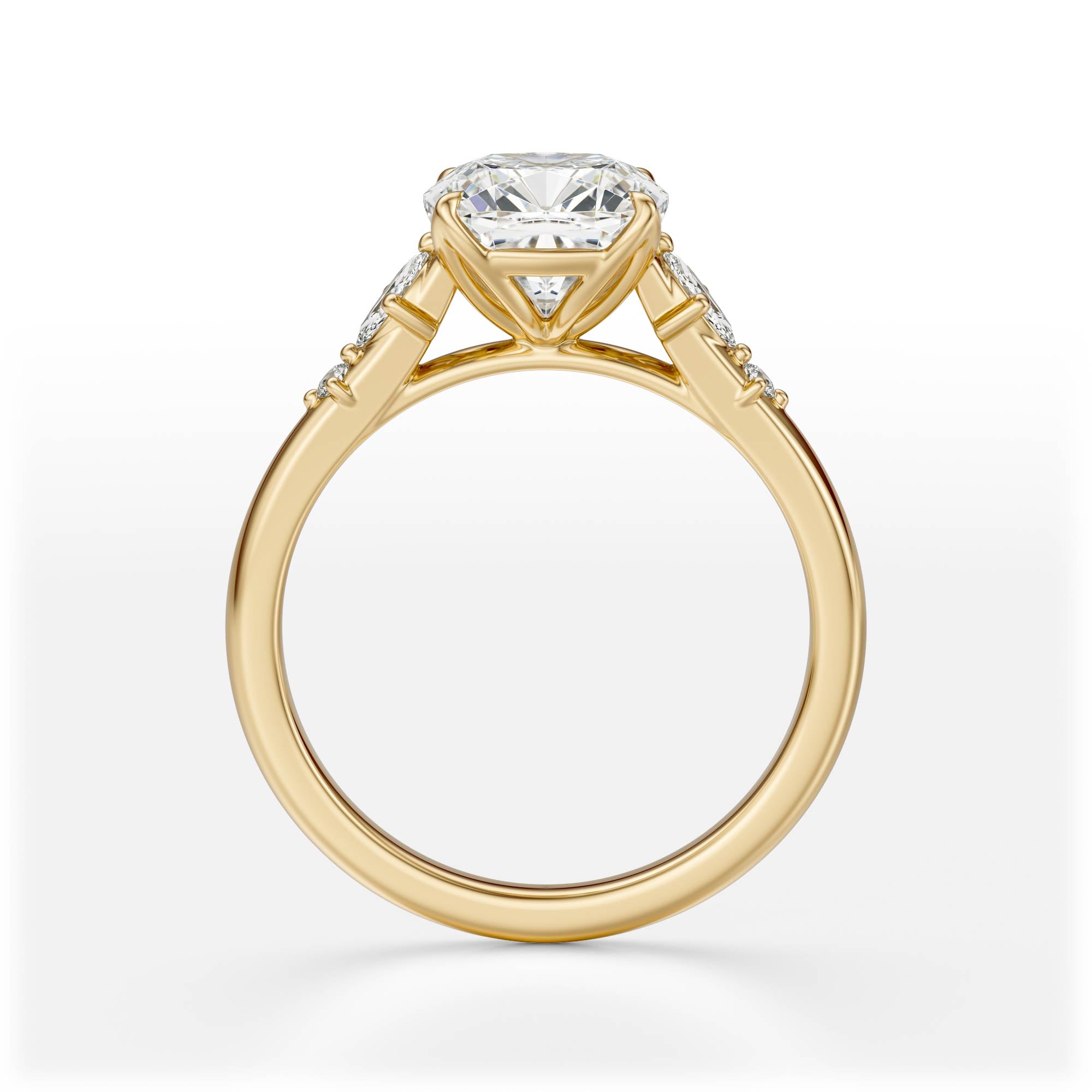 The Skye Ring | Cushion | Setting Only - Lavender Creek Gems 